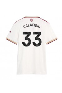Arsenal Riccardo Calafiori #33 Voetbaltruitje 3e tenue Dames 2025-26 Korte Mouw